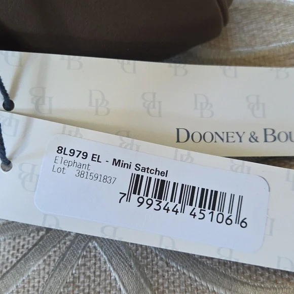 Dooney And Bourke Florentine Mini Satchel, Elephant - Picture 11 of 16